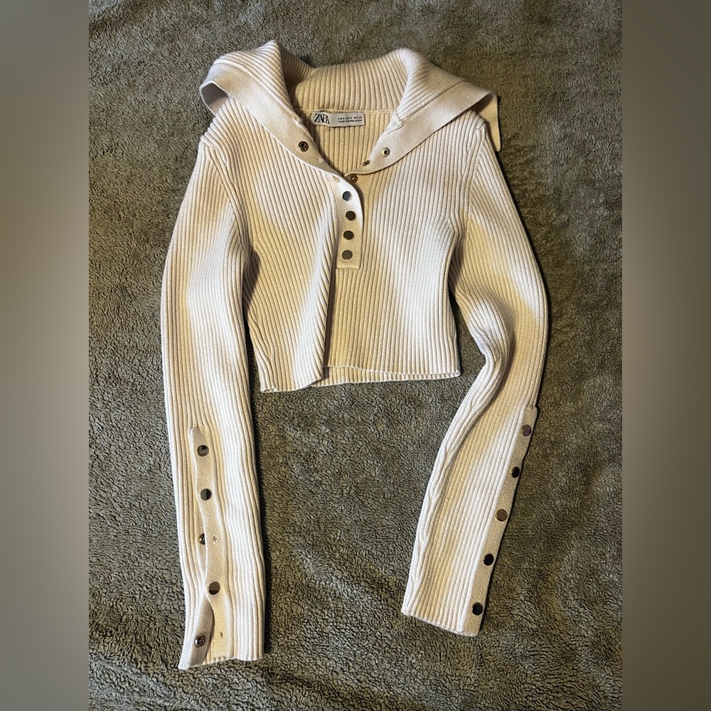 Cream Zara Sweater